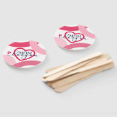 Elegante Design Text Mama I Liebe Sie mit Herz Fächer (Non-assembled)