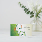 Elegante Designer Business Cards Visitenkarte (Stehend Vorderseite)