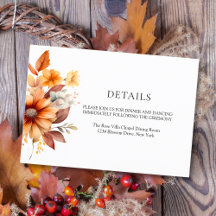 Elegante Details zur Hochzeitsfeier im Herbst