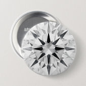 Elegante diamant-inspirierte 3"-Schaltfläche - ind Button (Vorne & Hinten)