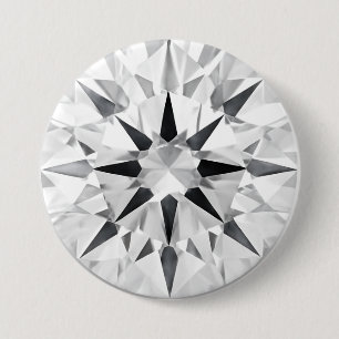 Elegante diamant-inspirierte 3"-Schaltfläche - ind Button