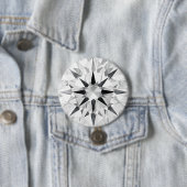 Elegante diamant-inspirierte 3"-Schaltfläche - ind Button (Beispiel)