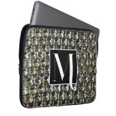 Elegante Diamanten-Edelsteine Laptopschutzhülle (Vorne Rechts)