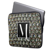 Elegante Diamanten-Edelsteine Laptopschutzhülle (Vorderseite Links)