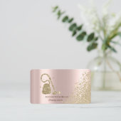 Elegante Diamanten, Staubsaugerreinigungshaus Visitenkarte (Stehend Vorderseite)