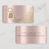 Elegante Diamanten, Staubsaugerreinigungshaus Visitenkarte (Vorne/Hinten)