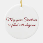 Elegante Diamond und Rote Weihnachtsschmuck (Hinten)