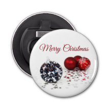 Elegante Diamond und Rote Weihnachtsschmuck