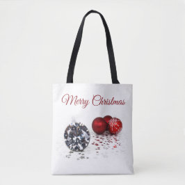 Elegante Diamond und Rote Weihnachtsschmuck Tasche