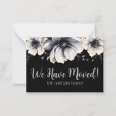 Elegante, die wir verschoben haben Announcement Ca Mitteilungskarte (Vorderseite)