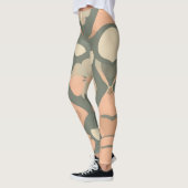 Elegante Digital Print Leggings - farbenfrohe Zuha (Links)