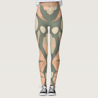 Elegante Digital Print Leggings - farbenfrohe Zuha
