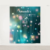 Elegante Disco Sparkle Wandteppich (Vorderseite)