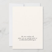 Elegante Disco Wedding Save the Date Cards Einladung (Rückseite)