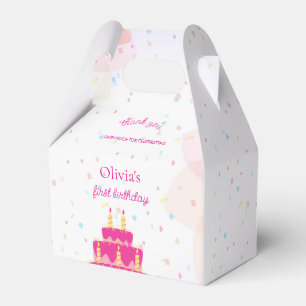 Elegante Disney-Prinzessinnen-Geburtstagsfeier Geschenkschachtel