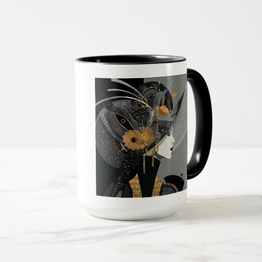 ELEGANTE DIVA #3 TASSE (VorderseiteRechts)