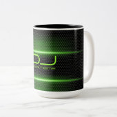 Elegante DJ-Tasse Zweifarbige Tasse (VorderseiteRechts)