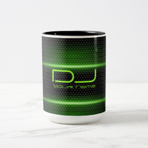 Elegante DJ-Tasse Zweifarbige Tasse