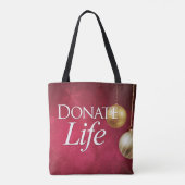 Elegante Donate Life Christmas Tasche (Rückseite)