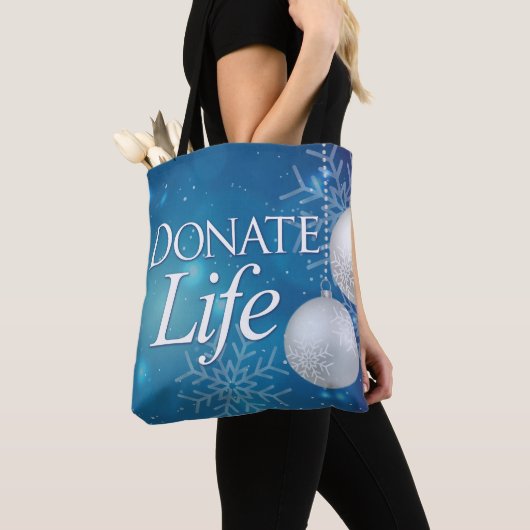 Elegante Donate Life Christmas Tasche (Von Nahem)