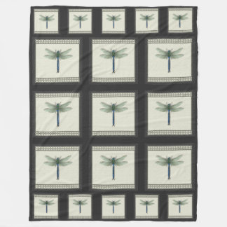 Elegante Dragonfly Fleecedecke
