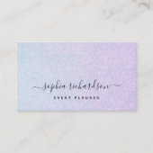 Elegante Dreamy Pastel mit QR-Code Visitenkarte (Vorderseite)