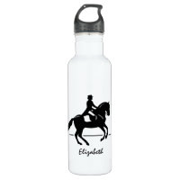 Elegante Dressage Rider Darstellend Pirouette