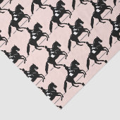 Elegante Dressage Rider Darstellend Pirouette Seidenpapier (Ausschnitt)