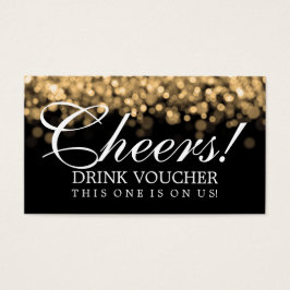 Elegante Drink Voucher Gold Lights