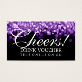 Elegante Drink Voucher Lila Lights