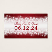 Elegante Drink Voucher Magic Sparkle Rot (Rückseite)