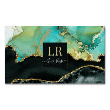 Elegante Dualfarben und Abstrakte Liquid Art     