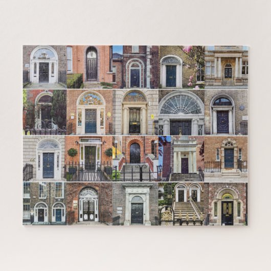 Elegante Dublin-Türen Puzzle (Horizontal)