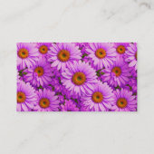 Elegante dunkelrosa Magenta Begleitkarte (Rückseite)