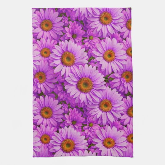 Elegante dunkelrosa Magenta Geschirrtuch (Vertikal)