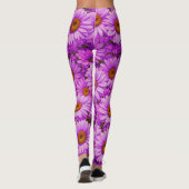 Elegante dunkelrosa Magenta Leggings (Rückseite)