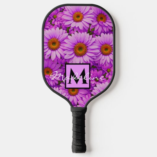 Elegante dunkelrosa Magenta Pickleball Schläger (Vorderseite)