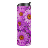 Elegante dunkelrosa Magenta Thermosbecher (Nach links gedreht)