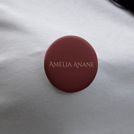 Elegante dunkelrote und rosa Typografie Button