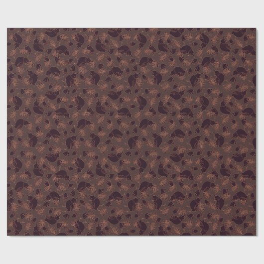 Elegante dunkle Feier Geschenkpapier (Flach)