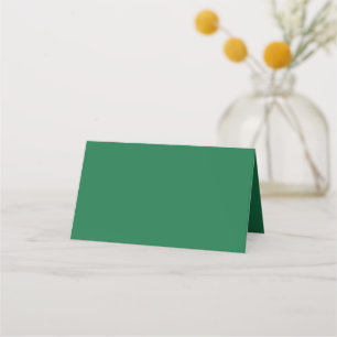 Elegante dunkle Frühlingsgrün-Hochzeitskarten Platzkarte