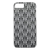Elegante dunkle Kunst Deko abstrakte geometrische Case-Mate iPhone Hülle (Rückseite)
