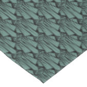 Elegante dunkle Kunst Deko abstrakte geometrische Tischdecke (Schrägansicht)