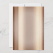 Elegante dunkle Rose Schwarzer Sweet 16 Einladung (Rückseite)