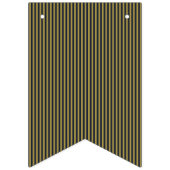 Elegante dünne goldene und blaue blaue Streifen Wimpelkette (Dritte Fahne)