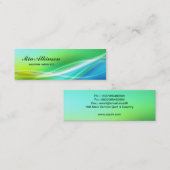 elegante dünne Visitenkarte (Vorne/Hinten)