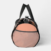 Elegante durchsichtige Blume auf schwarz Duffle Bag (Rechts)