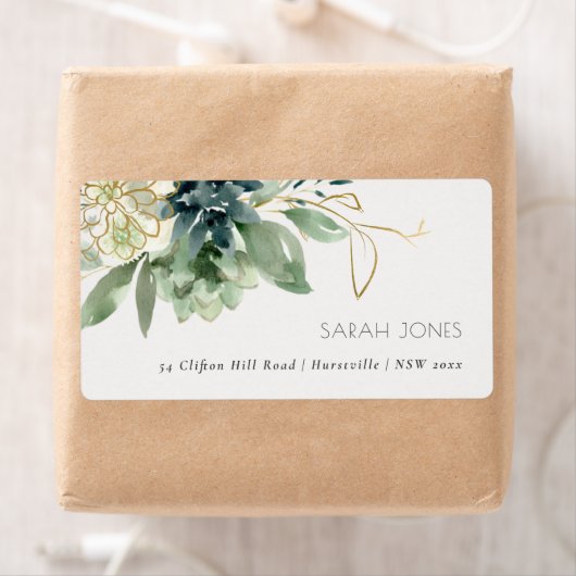 Elegante dusky Blue Green Succulent Foliage-Adress (Insitu)