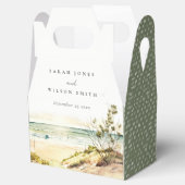 Elegante Dusky Coastal Beach Geschenkschachtel (Geöffnet)