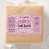 Elegante Dusky Rose Rosa Blumenmuster Wellness-Cen (Insitu)